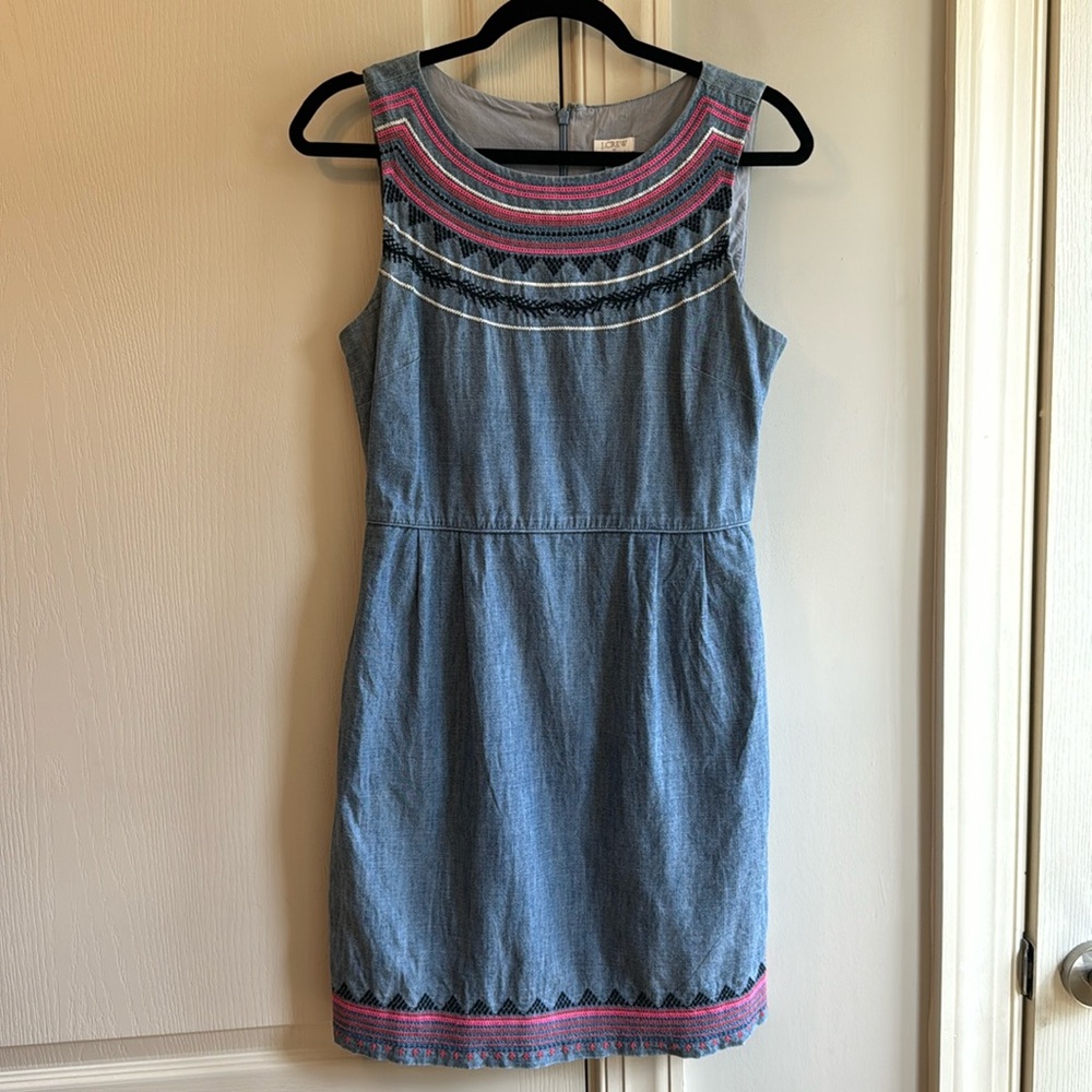 J Crew Jean Dress w/ Pockets